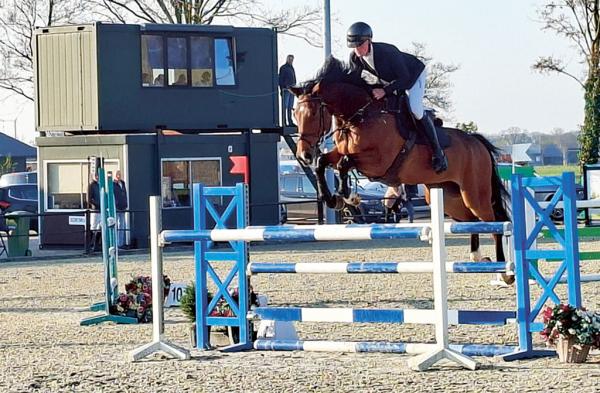 Lars Wigger in actie in Denekamp. Foto © Louis Nieuwhuis.